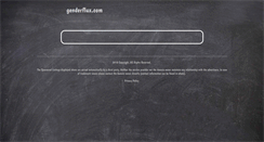 Desktop Screenshot of genderflux.com